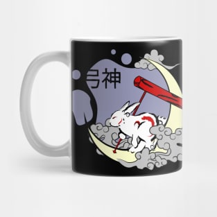 OKAMI Inspired Moon Rabbit Print Mug